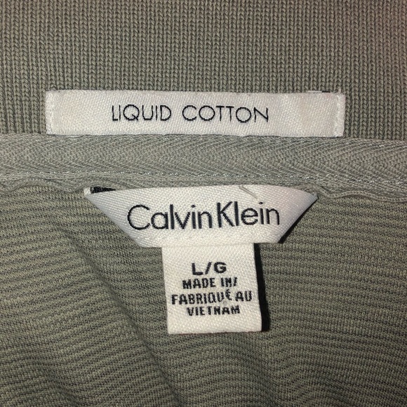 Men’s Calvin Klein Liquid Cotton Shirt. - Picture 4 of 4